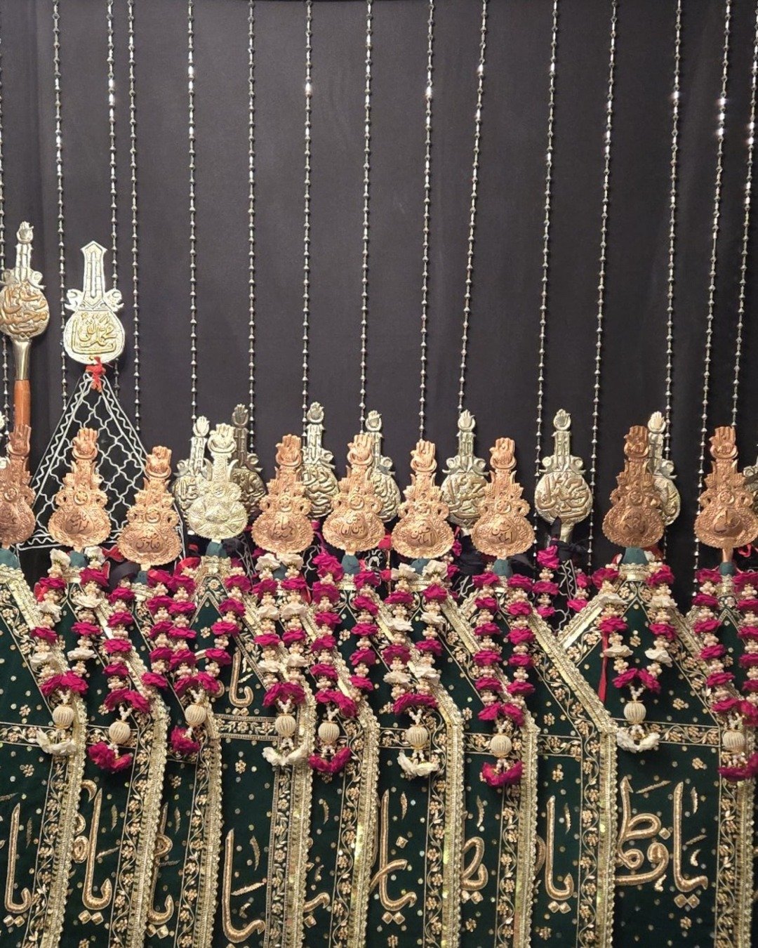 Alam at Imam Bargah Hussainiya Sajjadiya
